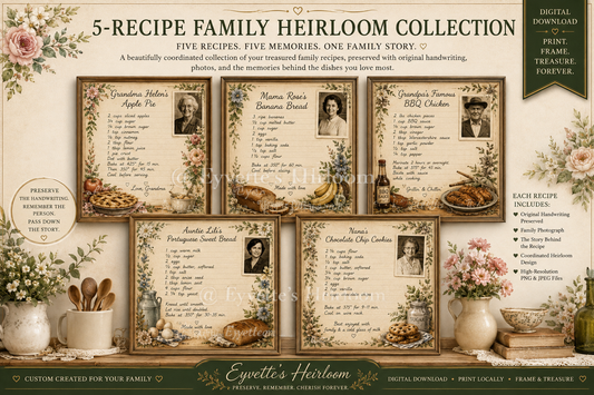 Five Recipe Memory Heirloom Collection
