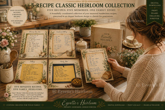 Five Recipe Family Heirloom Collection