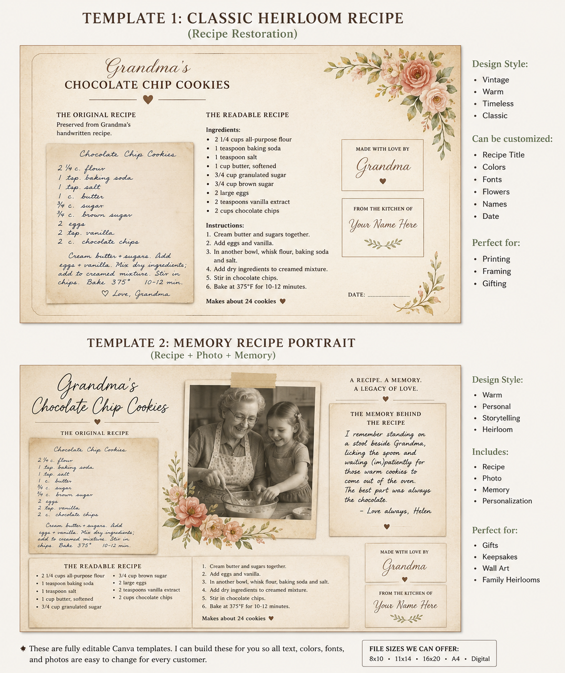 Memory Recipe Heirloom