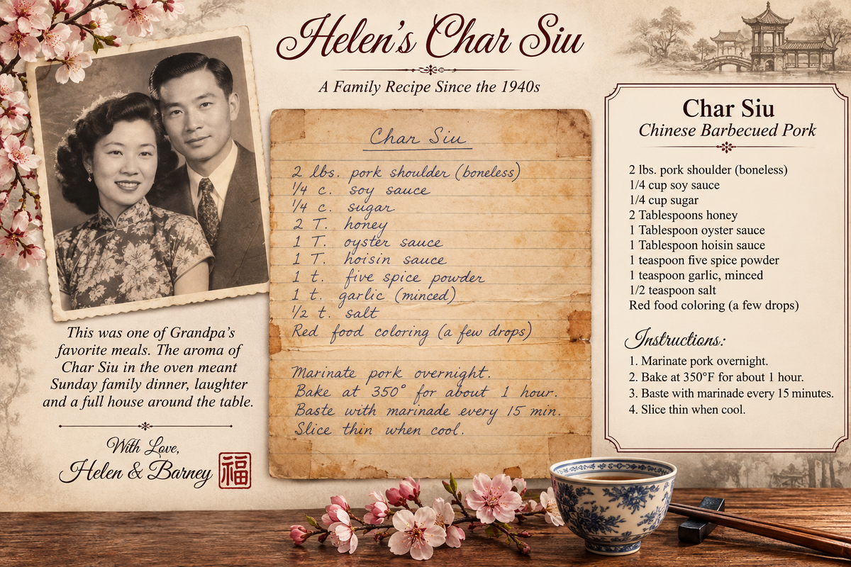 Memory Recipe Heirloom